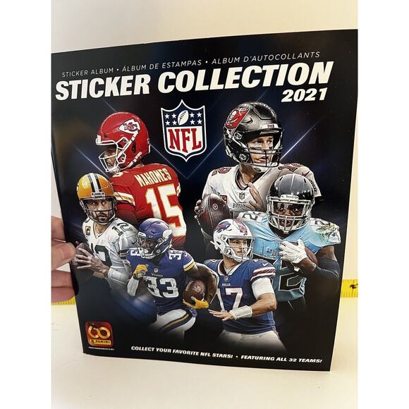 2021 Panini NFL Soft Cover Sticker Collection Album Book NEW UNUSED OUT OF PRINT - Picture 1 of 4